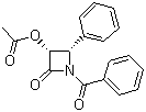 CAS 登录号：146924-93-8, (3R,4S)-1-苯甲酰基-3-乙酰氧基-4-苯基-2-丙内酰胺, (3R,4S)-1-苯甲酰基-3-乙酰氧基-4-苯基-2-氮杂环丁酮
