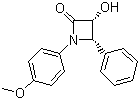 CAS 登录号：146924-94-9, (+)-3-羟基-1-(4-甲氧基苯基)-4-苯基氮杂环丁-2-酮