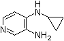 structure of CAS# 146950-68-7, N4-环丙基-3,4-吡啶二胺