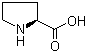 CAS # 147-85-3, L-Proline, 2-Pyrrolidinecarboxylic acid, L(-)-Proline