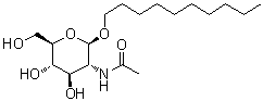 CAS # 147025-05-6, Decyl 2-(acetylamino)-2-deoxy-beta-D-glucopyranoside