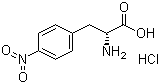 structure of CAS# 147065-06-3, 4-硝基-D-苯丙氨酸盐酸盐