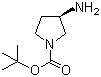 structure of CAS# 147081-49-0, (R)-(+)-1-Boc-3-aminopyrrolidine