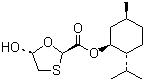 structure of CAS# 147126-62-3, (2R,5R)-5-羟基-1,3-氧硫杂环-2-羧酸 (1R,2S,5R)-5-甲基-2-异丙基环己酯