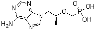 structure of CAS# 147127-19-3, (S)-9-(2-膦酰甲氧基丙基)腺嘌呤