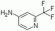 2-三氟甲基-4-氨基吡啶分子结构 (CAS 147149-98-2)