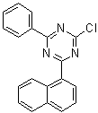 structure of CAS# 1472062-95-5, 2-氯-4-(1-萘基)-6-苯基-1,3,5-三嗪