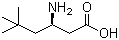 structure of CAS# 147228-35-1, (R)-3-氨基-5,5-二甲基己酸
