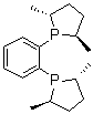 structure of CAS# 147253-67-6, 1,2-二[(2R,5R)-2,5-二甲基磷杂环戊烷基]苯