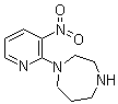 structure of CAS# 147539-29-5, 1-(3-硝基-2-吡啶基)-1,4-二氮杂环庚烷