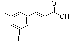structure of CAS# 147700-58-1, 3,5-二氟肉桂酸