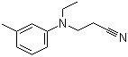 structure of CAS# 148-69-6, N-乙基-N-氰乙基间甲苯胺