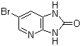 structure of CAS# 148038-83-9, 6-溴-1H-咪唑并[4,5-b]吡啶-2(3H)-酮