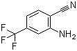 structure of CAS# 1483-54-1, 2-Amino-4-trifluoromethylbenzonitrile