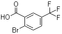 structure of CAS# 1483-56-3, 2-溴-5-三氟甲基苯甲酸
