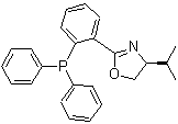 structure of CAS# 148461-14-7, (4S)-2-(2-(二苯基膦基)苯基)-4-异丙基-4,5-二氢恶唑