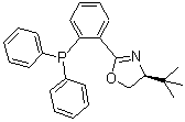 structure of CAS# 148461-16-9, (4S)-4-叔丁基-2-[2-(二苯基膦基)苯基]-4,5-二氢恶唑