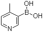 structure of CAS# 148546-82-1, 4-甲基吡啶-3-硼酸