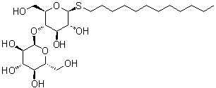 CAS # 148565-58-6, 1-S-Dodecyl beta-D-thiomaltopyranoside, Dodecyl 4-O-alpha-D-glucopyranosyl-1-thio-beta-D-glucopyranoside