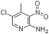 structure of CAS# 148612-17-3, 2-氨基-5-氯-4-甲基-3-硝基吡啶