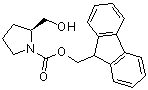 (S)-2-(Hydroxymethyl)-1-pyrrolidinecarboxylic acid 9H-fluoren-9-ylmethyl ester molecular structure (CAS 148625-77-8)