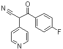 structure of CAS# 148671-42-5, alpha-(4-氟苯甲酰)-4-吡啶乙腈