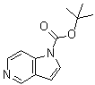 CAS # 148760-75-2, 1H-Pyrrolo[3,2-c]pyridine-1-carboxylic acid tert-butyl ester, tert-Butyl 1H-pyrrolo[3,2-c]pyridine-1-carboxylate
