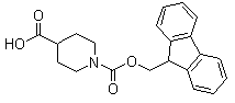 structure of CAS# 148928-15-8, 1-芴甲氧羰基-哌啶-4-羧酸