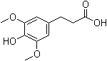 structure of CAS# 14897-78-0, 4-羟基-3,5-二甲氧基氢化肉桂酸