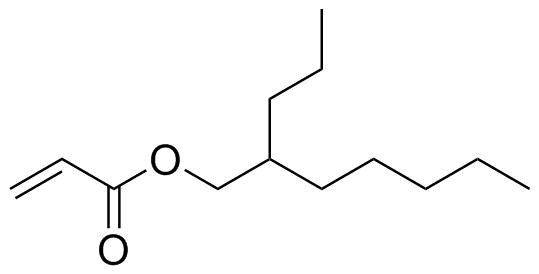 丙烯酸 2-丙基庚酯分子结构 (CAS 149021-58-9)
