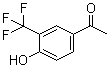 structure of CAS# 149105-11-3, 1-(4-羟基-3-三氟甲基苯基)乙酮