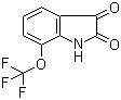structure of CAS# 149125-30-4, 7-(三氟甲氧基)-1H-吲哚-2,3-二酮