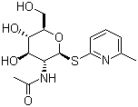 structure of CAS# 149263-94-5, 6-甲基-2-吡啶基 2-(乙酰氨基)-2-脱氧-1-硫代-beta-D-吡喃葡萄糖苷