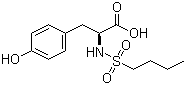 CAS 登录号：149490-60-8, N-(丁基磺酰基)-L-酪氨酸