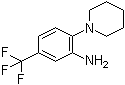 CAS 登录号：1496-40-8, 2-哌啶基-5-三氟甲基苯胺