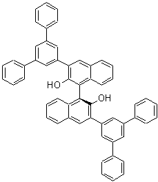 CAS # 1496637-10-5, (1S)-3,3'-Bis([1,1':3',1''-terphenyl]-5'-yl)-[1,1'-binaphthalene]-2,2'-diol