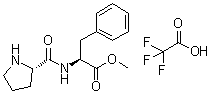 structure of CAS# 149673-08-5, N-L-Prolyl-L-phenylalanine methyl ester mono(trifluoroacetate)