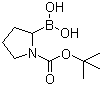 CAS 登录号：149682-75-7, N-叔丁氧羰基吡咯烷-2-硼酸
