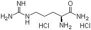 structure of CAS# 14975-30-5, L-Argininamide dihydrochloride