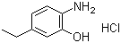 structure of CAS# 149861-22-3, 6-氨基-3-乙基苯酚盐酸盐