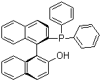 structure of CAS# 149917-88-4, R-1,1'-联萘-2'-羟基-2-二苯膦