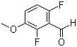 structure of CAS# 149949-30-4, 2,6-二氟-3-甲氧基苯甲醛