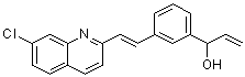 structure of CAS# 149968-10-5, 3-[(1E)-2-(7-氯-2-喹啉基)乙烯基]-alpha-乙烯基苯甲醇