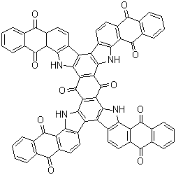 CAS # 14999-97-4, C.I. Vat Green 8, 6,8,25,27-Tetrahydrobisnaphth[2',3':6,7]indolo[2,3-c:2',3'-c']dinaphtho[2,3-i:2',3'-i']benzo[1,2-a:5,4-a']dicarbazole-5,7,9,14,19,24,26,28,33,38-decone, Ahcovat Khaki 2G, Amanthrene Khaki 2G, C.I. 71050