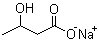 structure of CAS# 150-83-4, beta-羟基丁酸钠