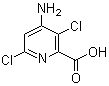 structure of CAS# 150114-71-9, Aminopyralid