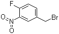 structure of CAS# 15017-52-4, 4-氟-3-硝基溴苄