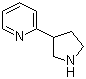 structure of CAS# 150281-45-1, 2-(吡咯烷-3-基)吡啶