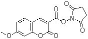 CAS 登录号：150321-92-9, 7-甲氧基香豆素-3-羧酸琥珀酰亚胺酯
