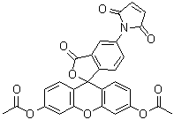 structure of CAS# 150322-01-3, 荧光素二乙酸酯 5-马来酰亚胺